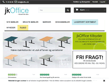 Tablet Screenshot of jkoffice.dk